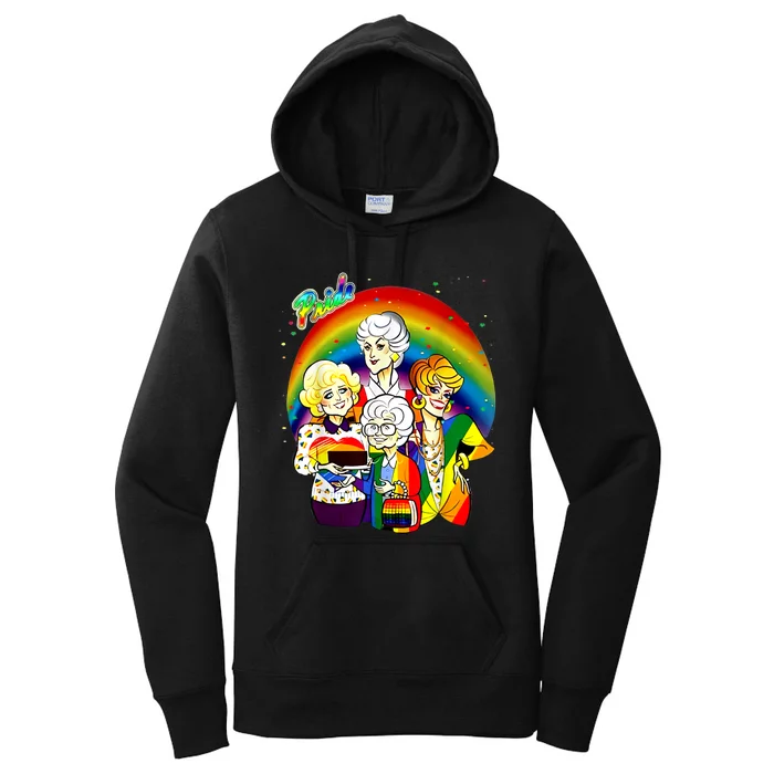 Rainbow Pride The Golden LGBT Pride Month Girls Women's Pullover Hoodie