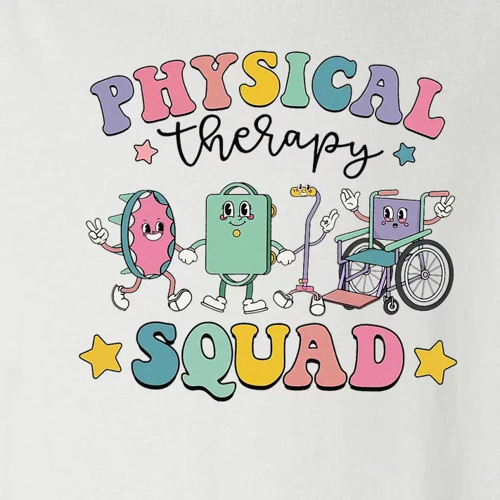 Retro Physical Therapy PT Squad Pediatric Physical Therapist Toddler Long Sleeve Shirt