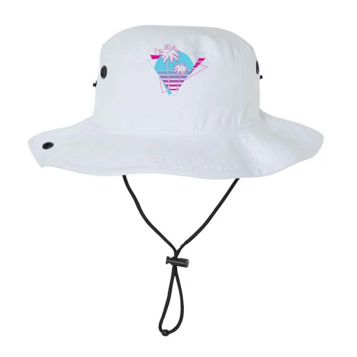 Retro Palm Tree Tropical Sunset Legacy Cool Fit Booney Bucket Hat