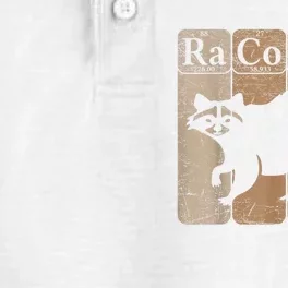 Racoon Periodic Table Chemistry Elements Funny Raccoon Lover Dry Zone Grid Performance Polo