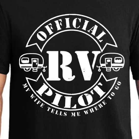 RV Pilot Travel Trailer RV Travel Camping Retirement Wander Pajama Set