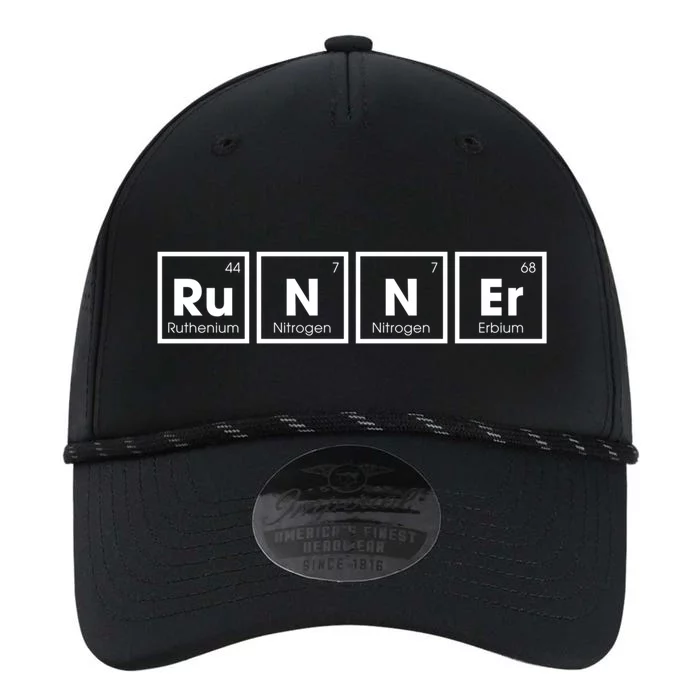 Runner Periodic Table Funny Running Runners Marathon Gift Performance The Dyno Cap