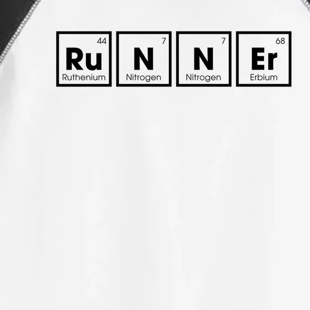 Runner Periodic Table Funny Running Runners Marathon Gift Toddler Fine Jersey T-Shirt