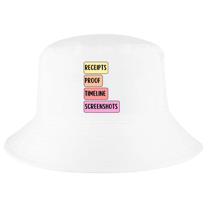 Receipts Proof Timeline Screenshots Cool Comfort Performance Bucket Hat