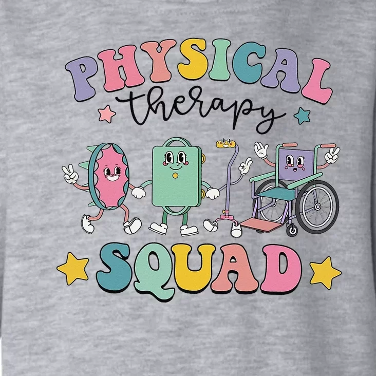 Retro Physical Therapy PT Squad Pediatric Physical Therapist Toddler Hoodie