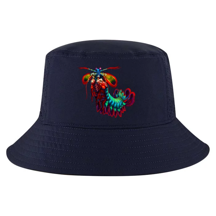 Rainbow Peacock Tis Shrimp Gift Cool Comfort Performance Bucket Hat