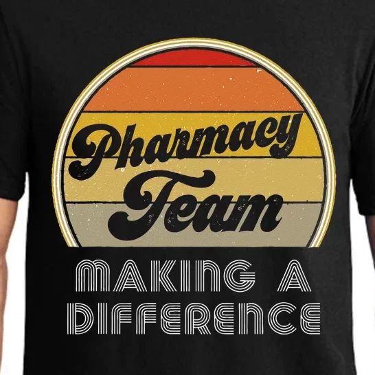 Retro Pharmacy Tech Week Appreciation Making A Difference Pajama Set