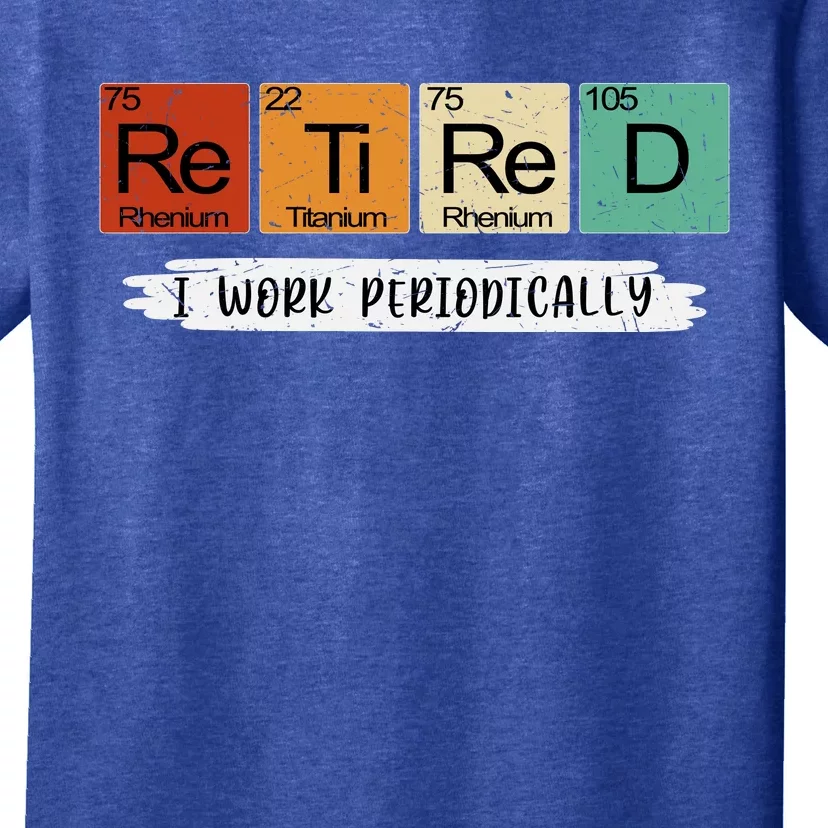 Retirement Periodic Table Retired Teacher Periodic Table Elements T-Shirt