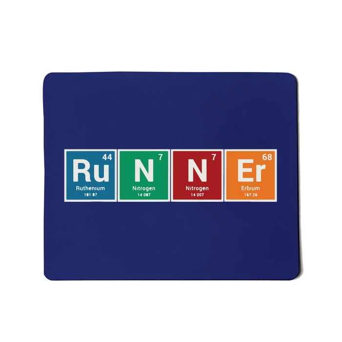 Runners Periodic Table Runner Men Women Tee Gift Mousepad