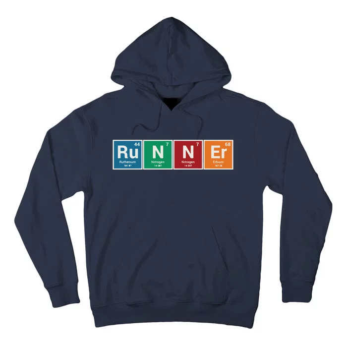 Runners Periodic Table Runner Men Women Tee Gift Tall Hoodie