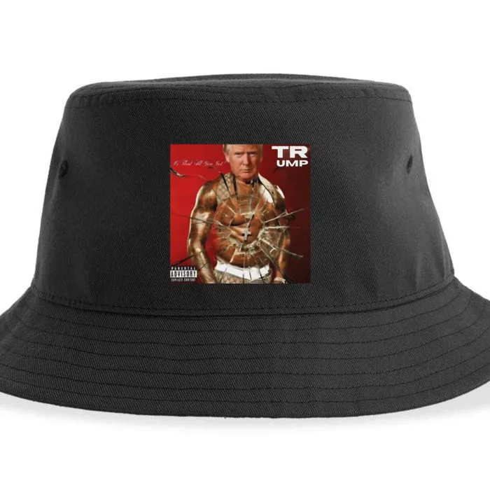 Retro President Trump You Missed Stand With Trump Gifts Sustainable Bucket Hat