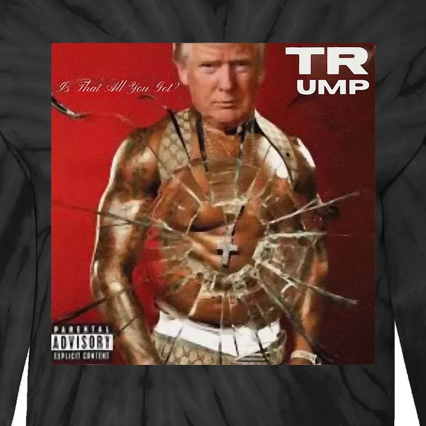 Retro President Trump You Missed Stand With Trump Gifts Tie-Dye Long Sleeve Shirt