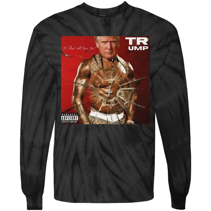 Retro President Trump You Missed Stand With Trump Gifts Tie-Dye Long Sleeve Shirt