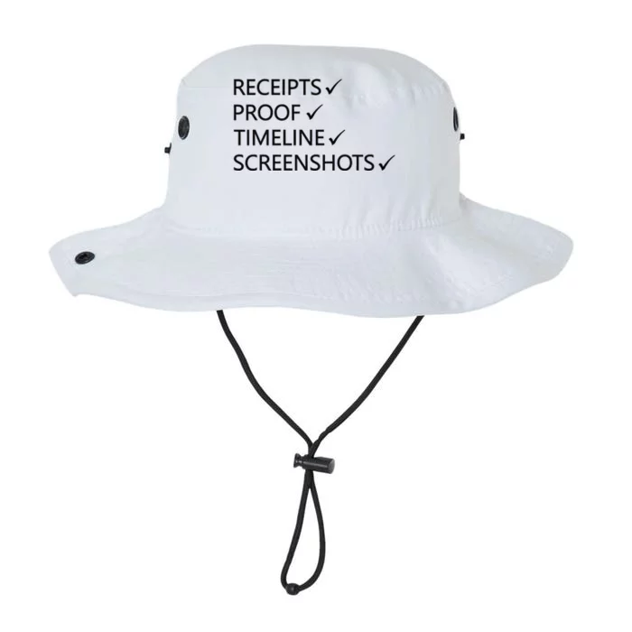 Receipts Proof Timeline Screenshots Legacy Cool Fit Booney Bucket Hat