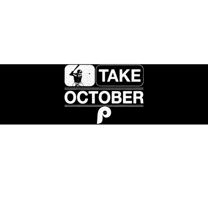 Retro Philly Take October Philadelphia Bumper Sticker