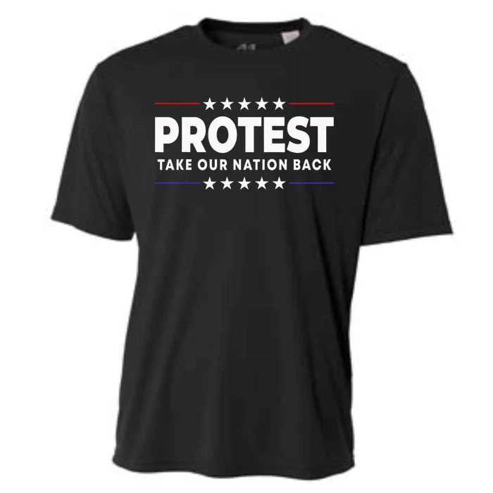 Retro Protest Take Our Nation Back Trump 2024 Cooling Performance Crew T-Shirt