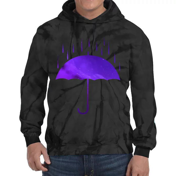 Rain Purple Umbrella Violet Favorite Color Tie Dye Hoodie