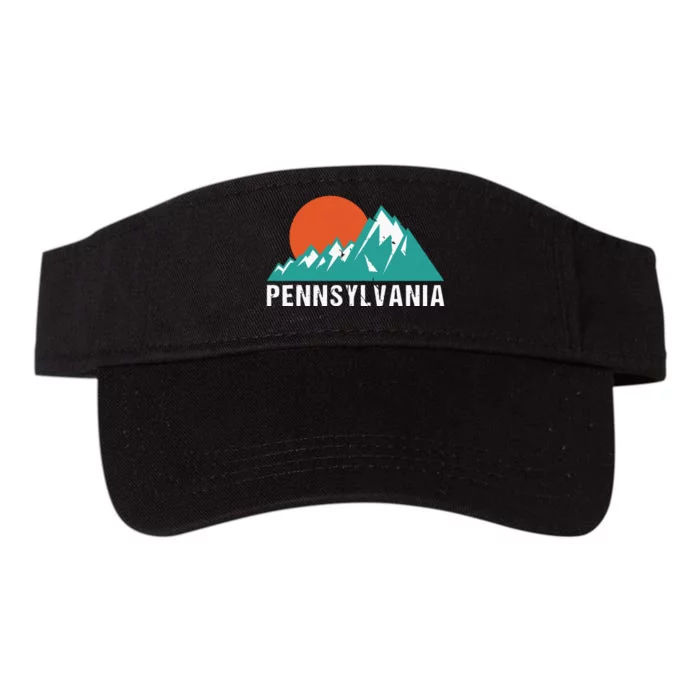 Retro Pennsylvania Usa Funny Valucap Bio-Washed Visor