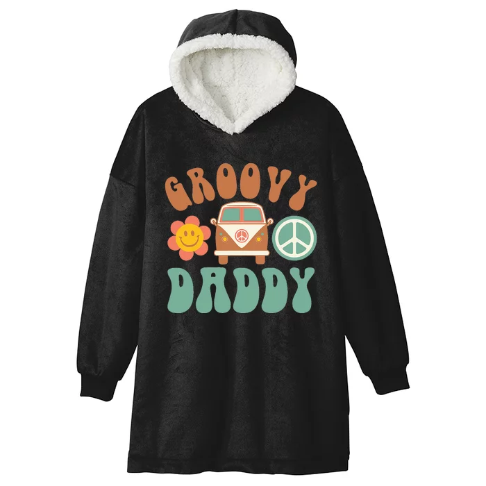 Retro Party Vibes Fun Family Birthday Celebration Hooded Wearable Blanket