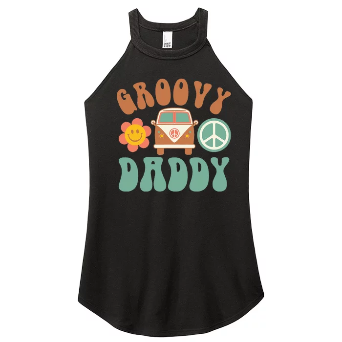 Retro Party Vibes Fun Family Birthday Celebration Women’s Perfect Tri Rocker Tank