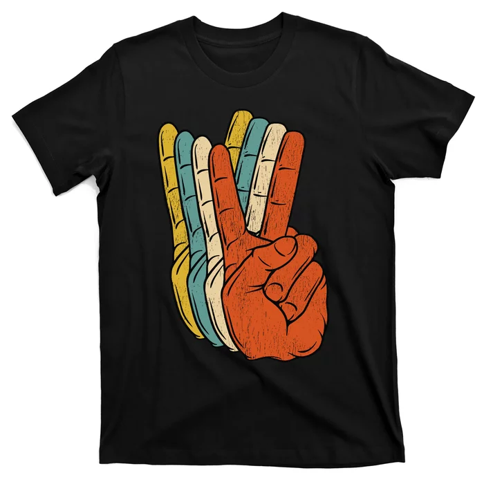 Retro Peace Vintage 60S 70S Hippie Gift T-Shirt