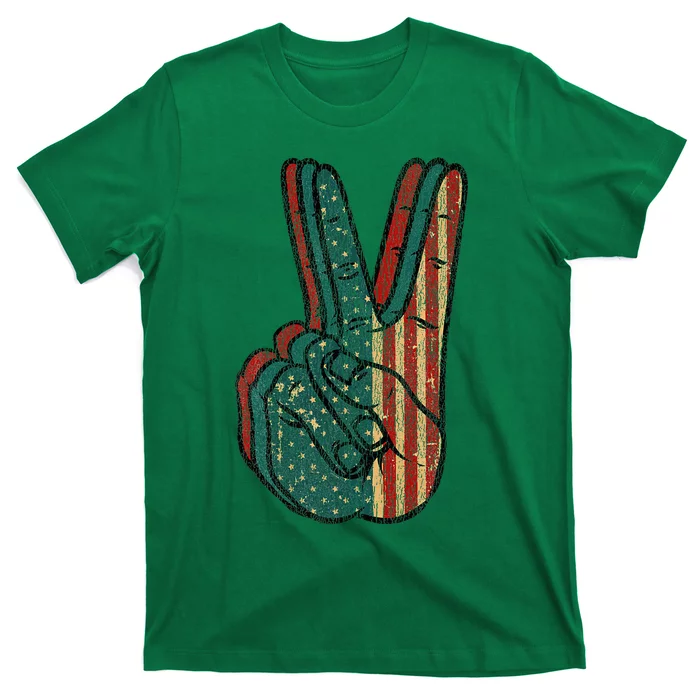 Retro Peace Vintage 60S 70S Hippie Gift T-Shirt