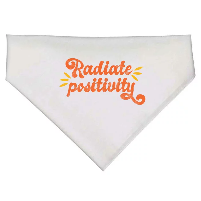 Radiate Positivity Vintage USA-Made Doggie Bandana