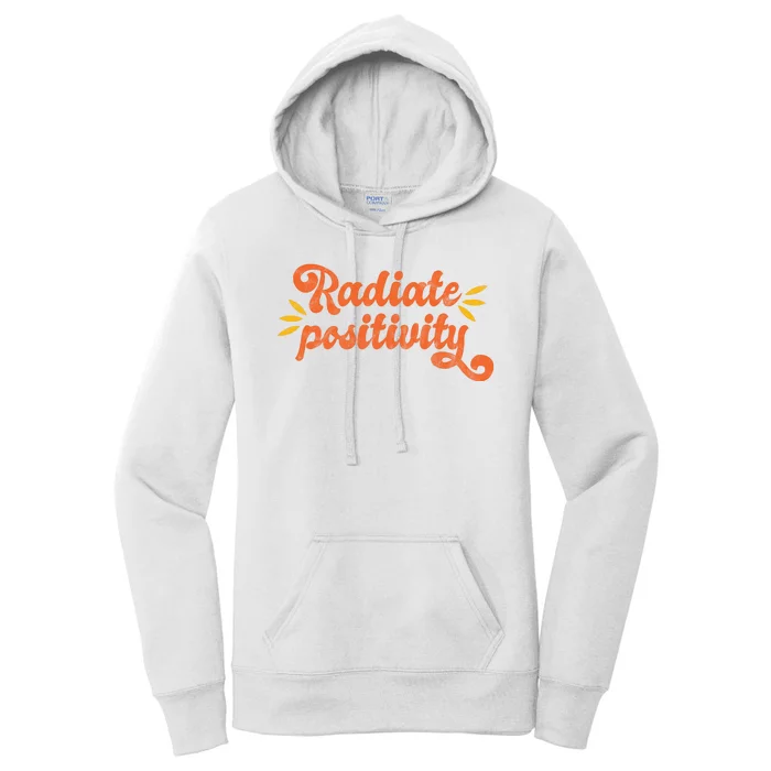 Radiate Positivity Vintage Women's Pullover Hoodie