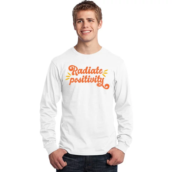 Radiate Positivity Vintage Tall Long Sleeve T-Shirt