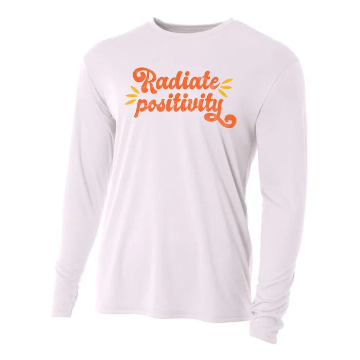 Radiate Positivity Vintage Cooling Performance Long Sleeve Crew