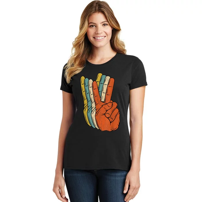 Retro Peace Vintage 60's 70's Hippie Gift Women's T-Shirt