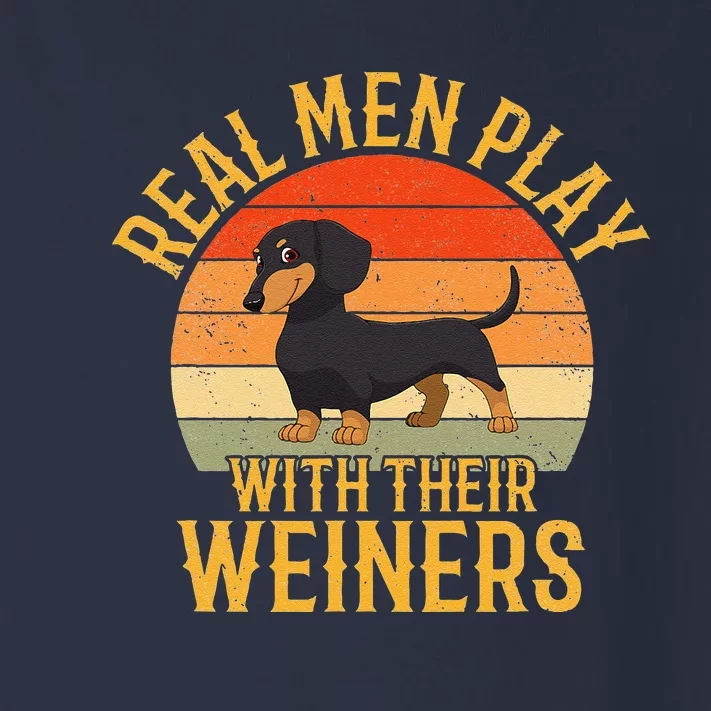 Real Play With Their Weiners Funny Dachshund Dog Toddler Long Sleeve Shirt