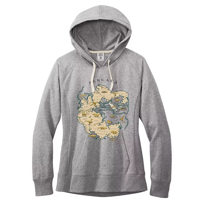 Reunite Pangaea World Map History Geology Earth Geologist Women's Fleece Hoodie