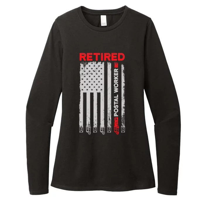 Retired Postal Worker Achieved Mailman Retirement Womens CVC Long Sleeve Shirt