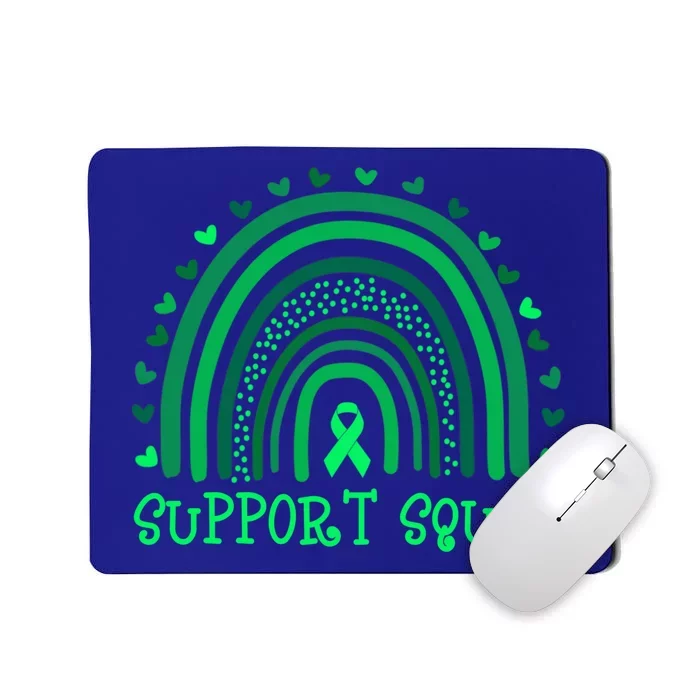 Rainbow Pink Warrior Breast Cancer Awareness Support Squad Gift Mousepad