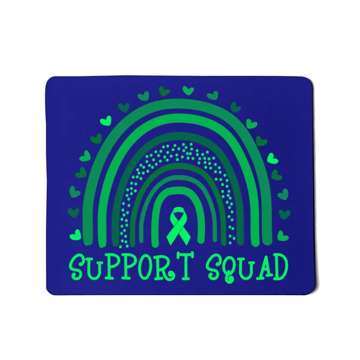 Rainbow Pink Warrior Breast Cancer Awareness Support Squad Gift Mousepad