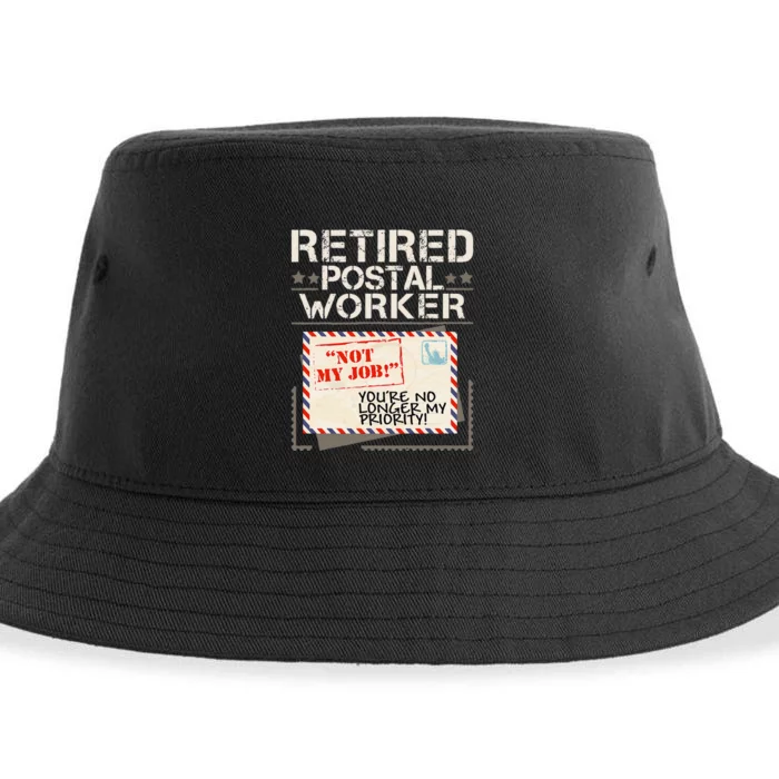 Retired Postal Worker Mailman Postman Mail Carrier Sustainable Bucket Hat