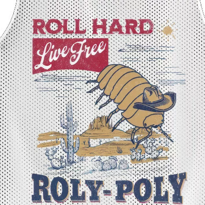 Roly Poly Western Rodeo Cowboy Dung Beetle Retro Mesh Reversible Basketball Jersey Tank