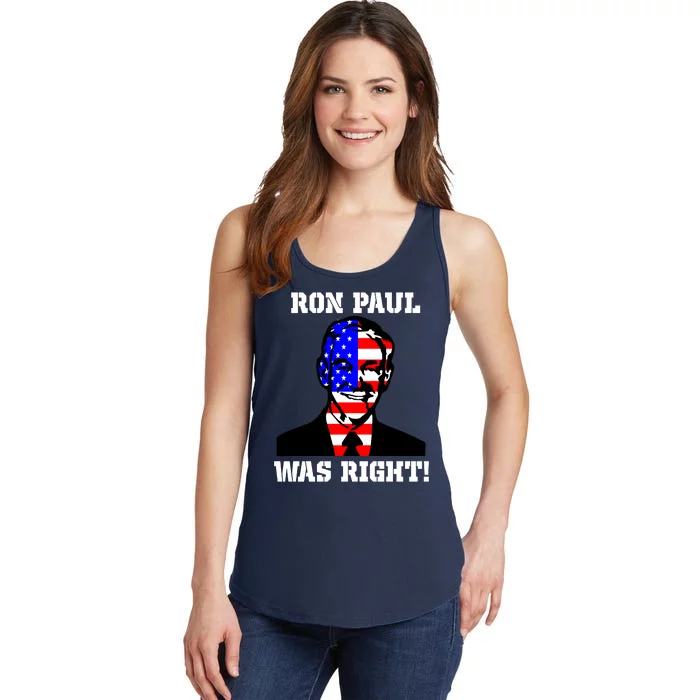 Ron Paul Was Right Ladies Essential Tank