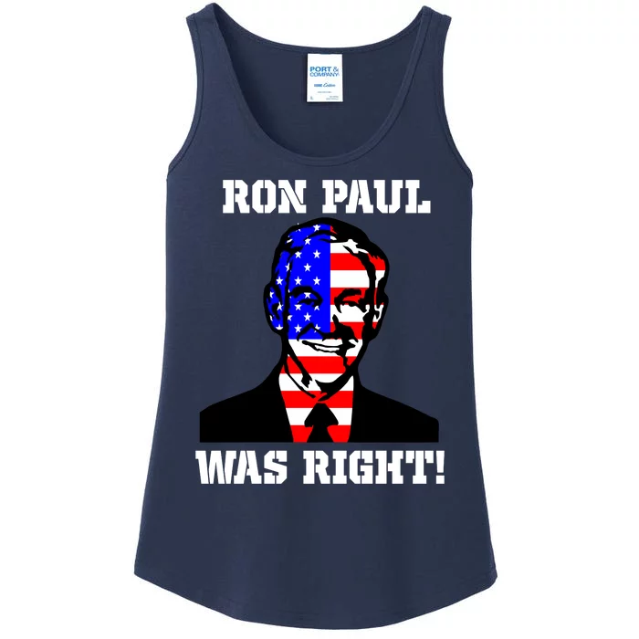 Ron Paul Was Right Ladies Essential Tank