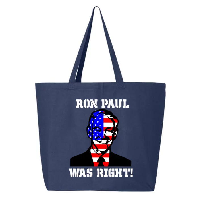 Ron Paul Was Right 25L Jumbo Tote