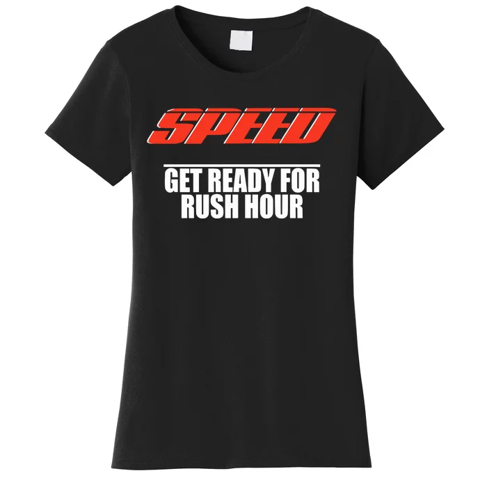 Robert Pattinson Wearing Speed Get Ready For Rush Hour Women's T-Shirt