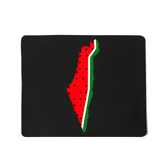 Real Palestine Watermelon Map Mousepad