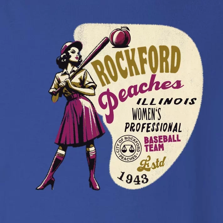 Rockford Peaches Women Professional Baseball Team Toddler Long Sleeve Shirt