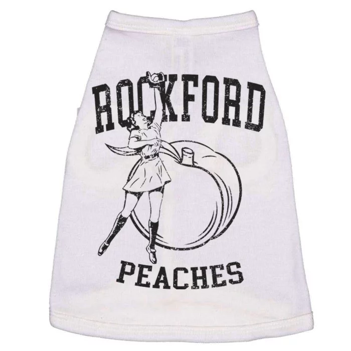 Rockford Peaches Womens Baseball Doggie Tank