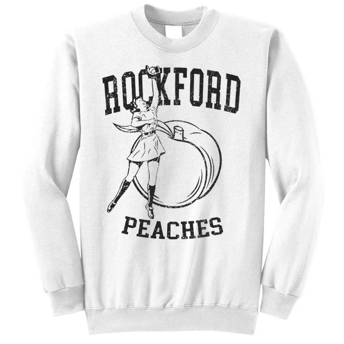 Rockford Peaches Womens Baseball Sweatshirt