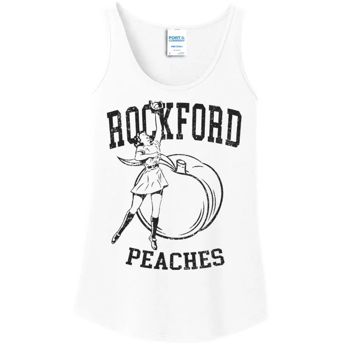 Rockford Peaches Womens Baseball Ladies Essential Tank