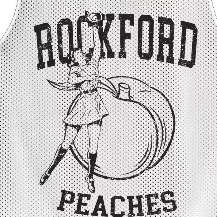 Rockford Peaches Womens Baseball Mesh Reversible Basketball Jersey Tank