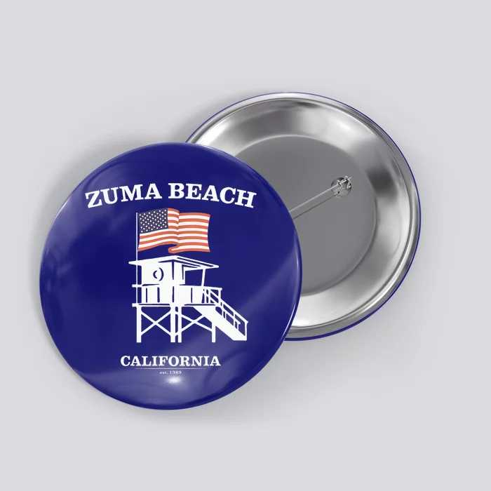 Retro Patriot Zuma Beach Button