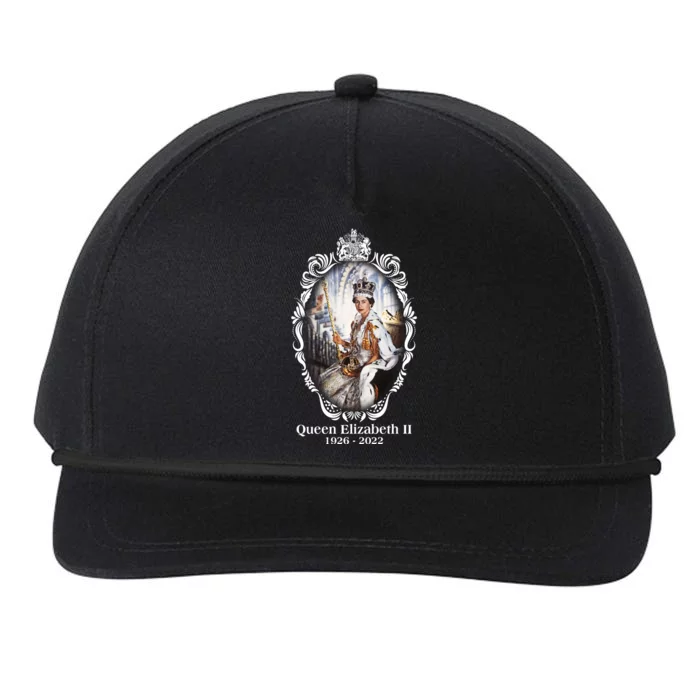 RIP Queen Elizabeth II 1926 2022 Snapback Five-Panel Rope Hat